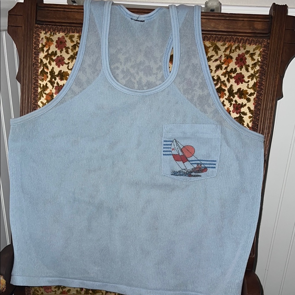 Mens Vintage Sailing Tank